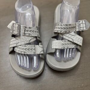 Chaco Women's Neutral Gray Strappy Sandals